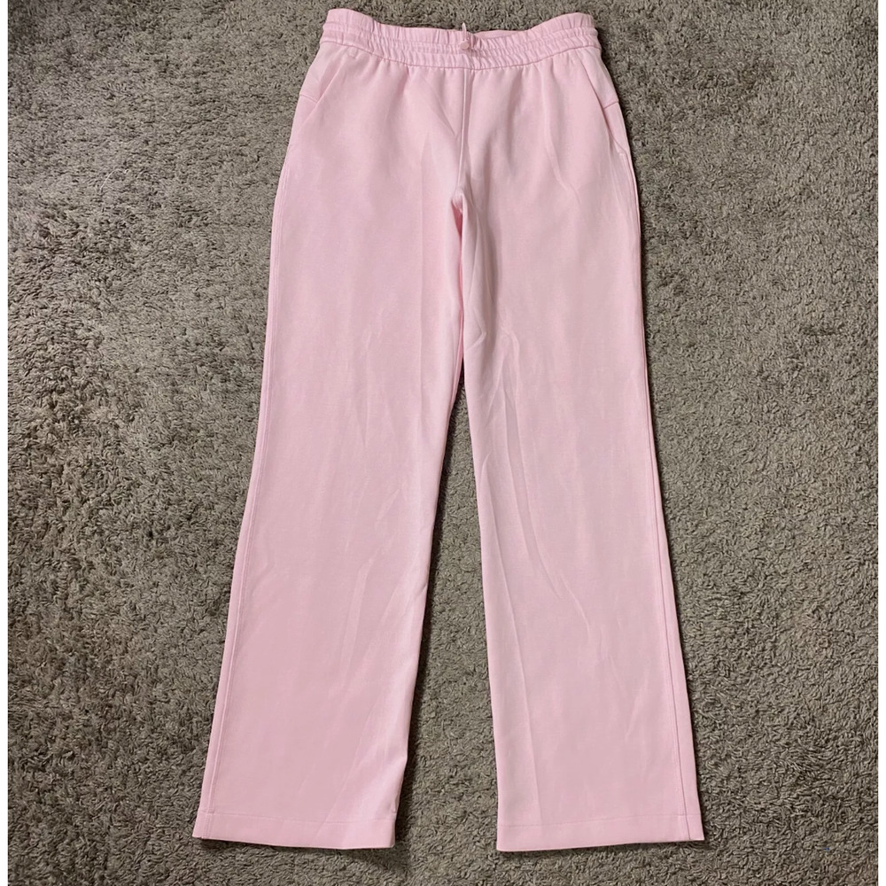 Lululemon Size 6 Softstreme Pant High Rise 31" Black Strawberry Milkshake Pink